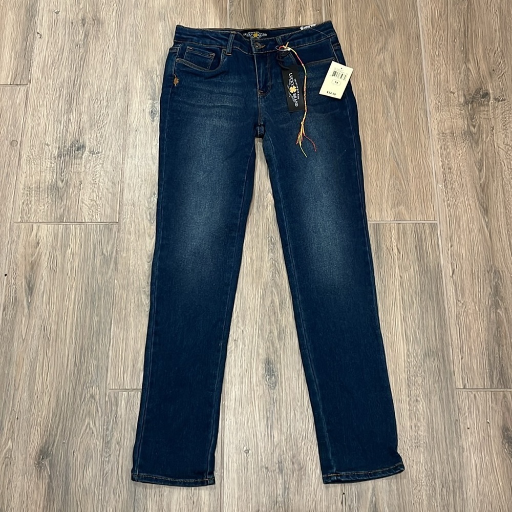 Lucky Brand Girls Jeans Zoe Jeggings Skinny Adjustable Waist Stretchy Comfy Blue - Picture 11 of 14